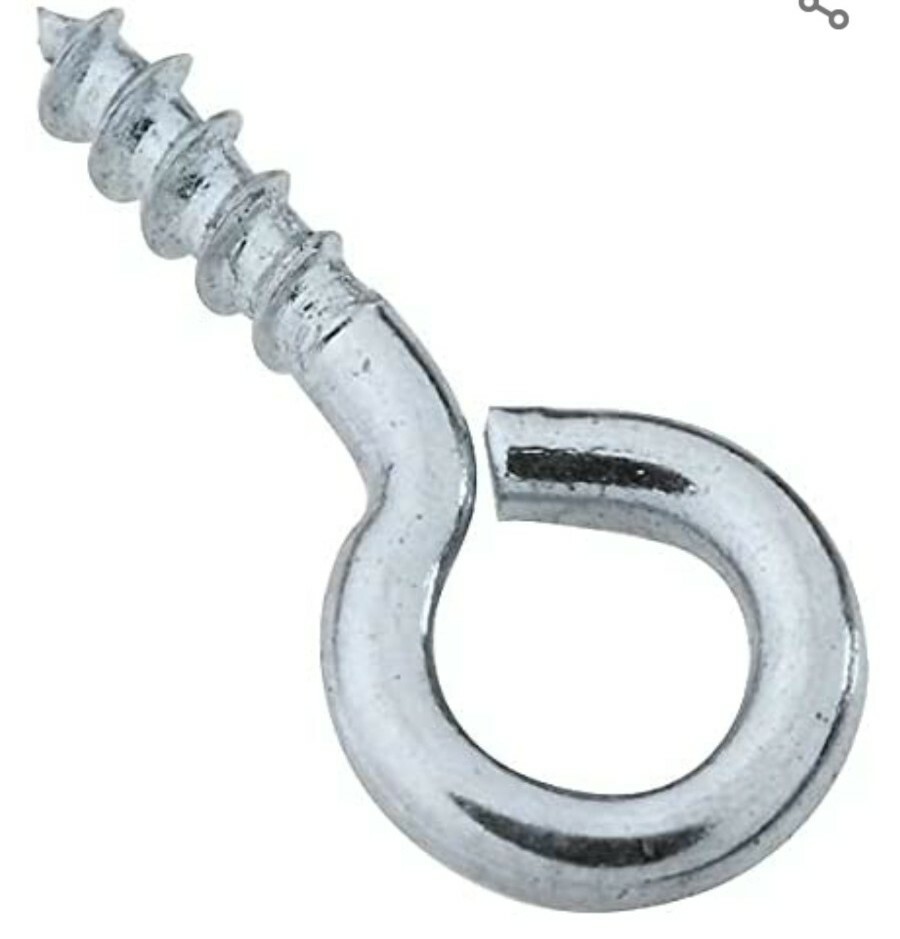 National Hardware  #217-1/2  15/32 in. L Zinc-Plated  Steel  Screw Eye  14 pk