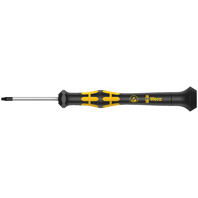 Wera 05030120001 Kraftform ESD 1567 Torx Precision Micro Screwdriver, TX4 x 40mm
