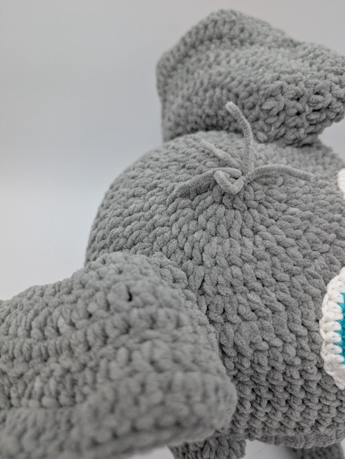 Knottie Hooks Handmade Crochet Elephant Hat with Pop-up Ears - Youth