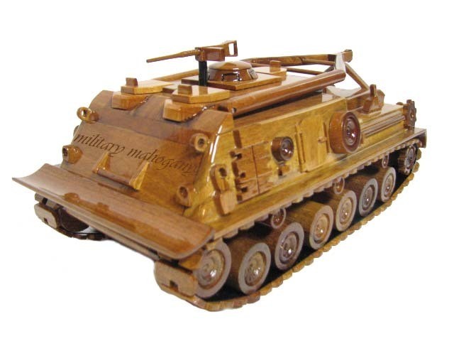 M88 M88A1 MRV Recovery Vehicle Armor Tank Mahogany Wood Wooden Replica Model New