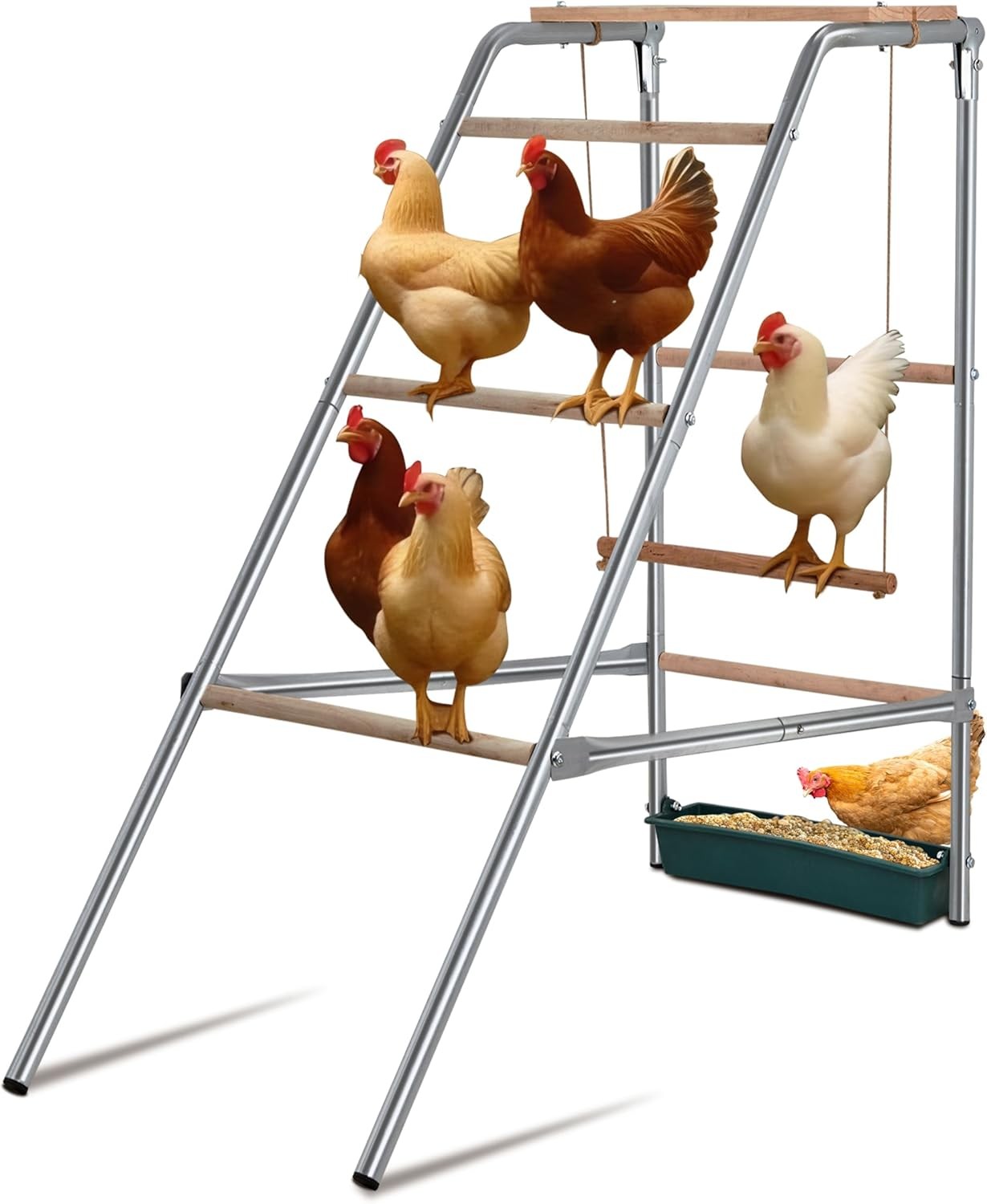 Chicken Coop Roosting Perch, Farm Roost Toys for Chicks, Chicken Toys for Coop