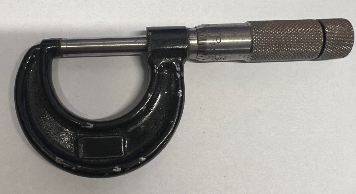 Lufkin No 1911 Outside Micrometer 0-1" Inch 0.001" Inch Res USA