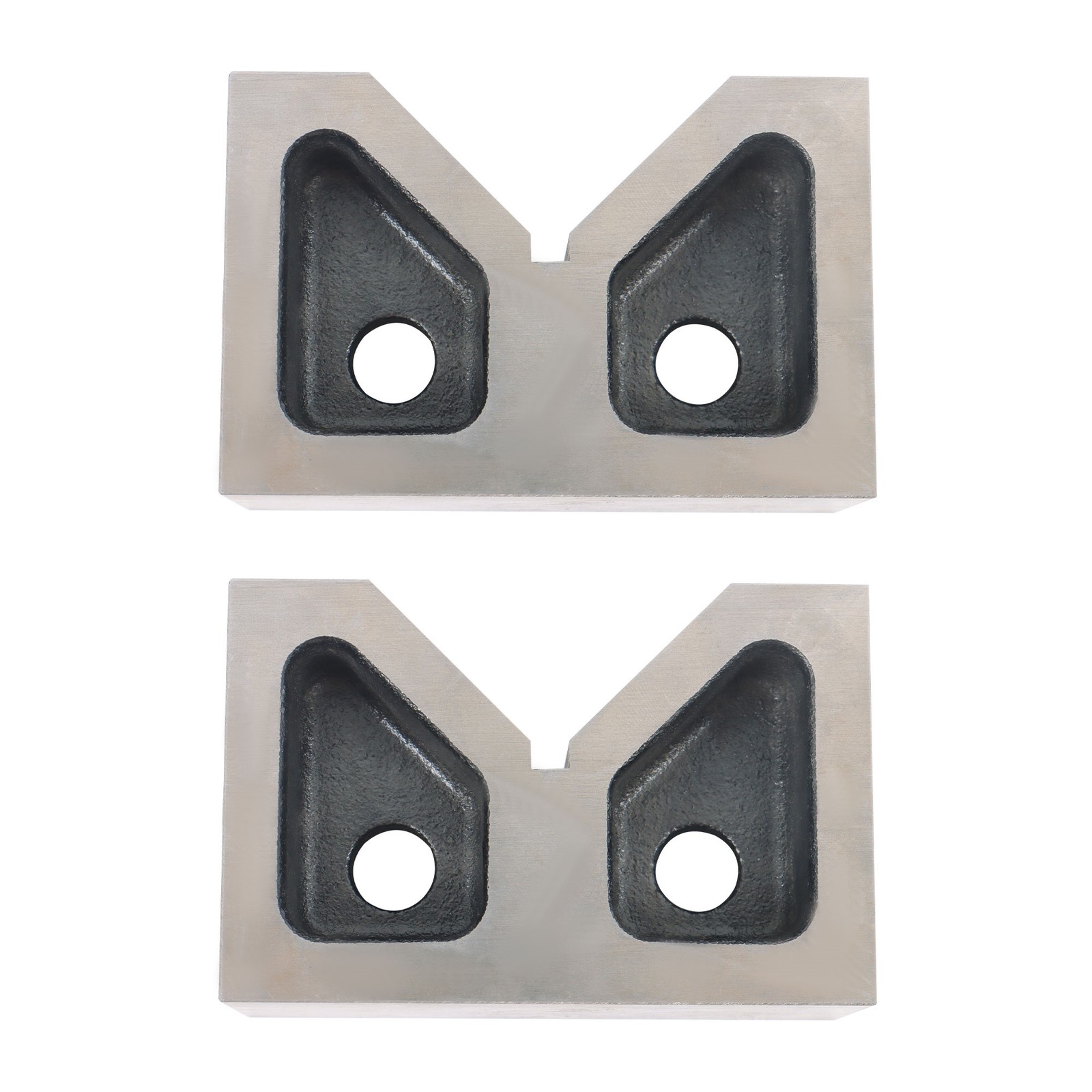 Cast Iron Pair Of 4inches x1-5/8inches x2-5/8inches 90° V-Blocks V-Block Ground