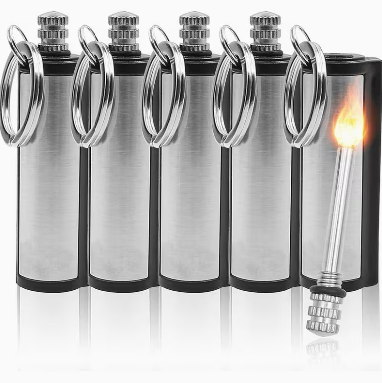 5pcs Metal Match Flint Lighter & Forever Match/Forever Lighter - Emergency Fires