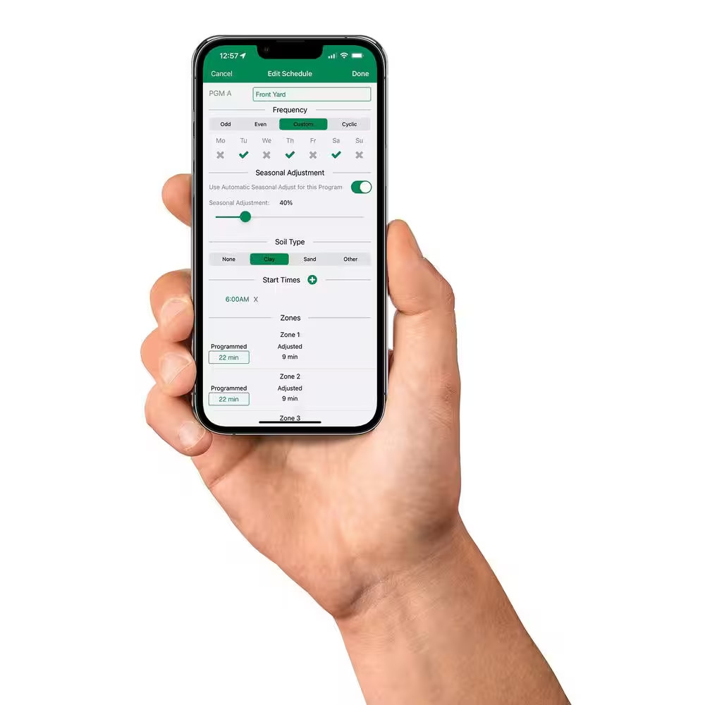 ARC6 6-Zone App Based Indoor Residential Irrigation Controller
