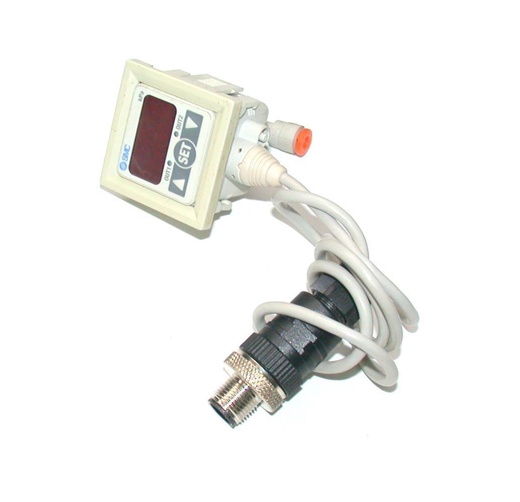 SMC  ZSE40-T1-22L  VACUUM PRESSURE SWITCH 12-24 VDC NPN 80 mA