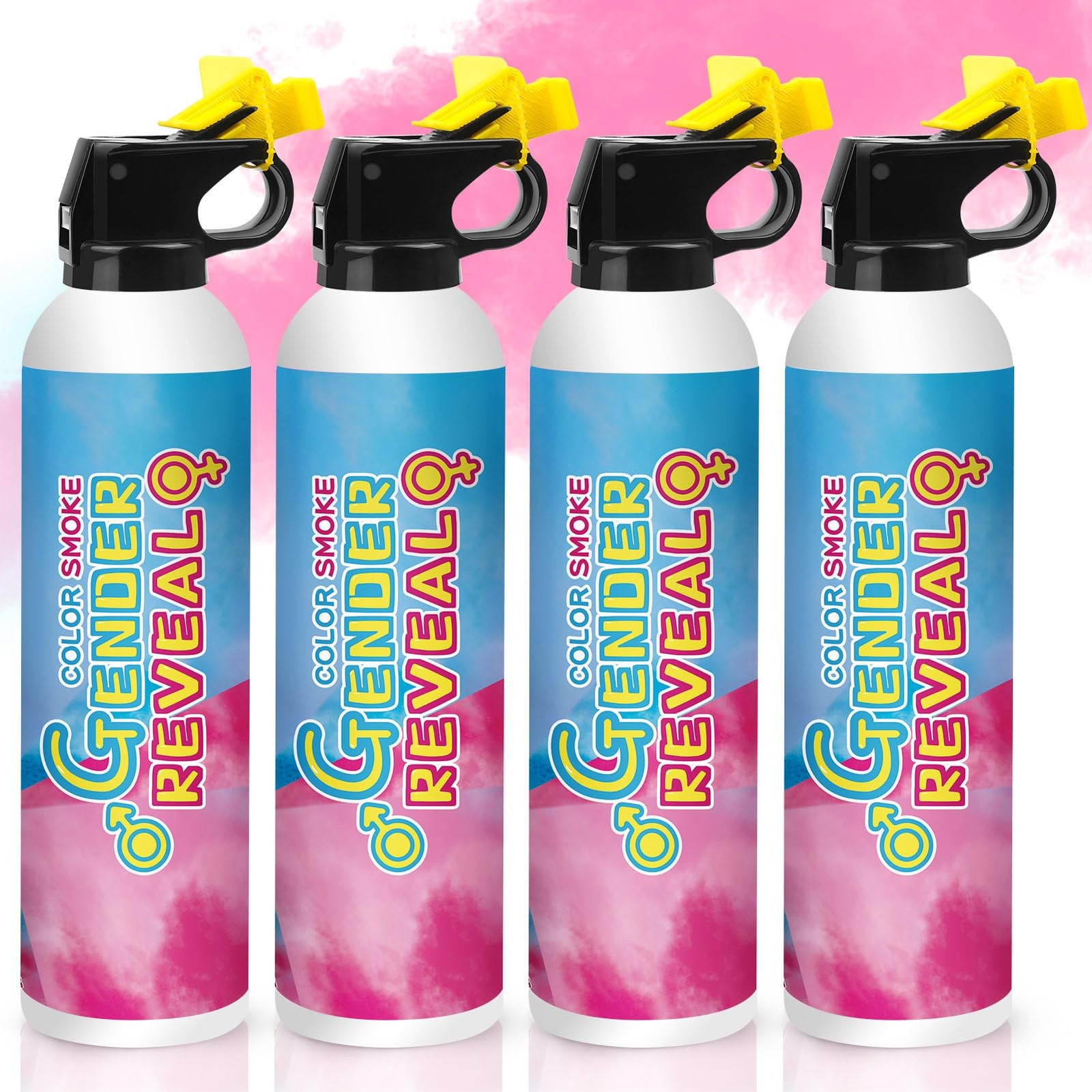 Gender Reveal Fire Extinguisher 4 Packs Gender Reveal Ideas Girl Baby Reveal ...