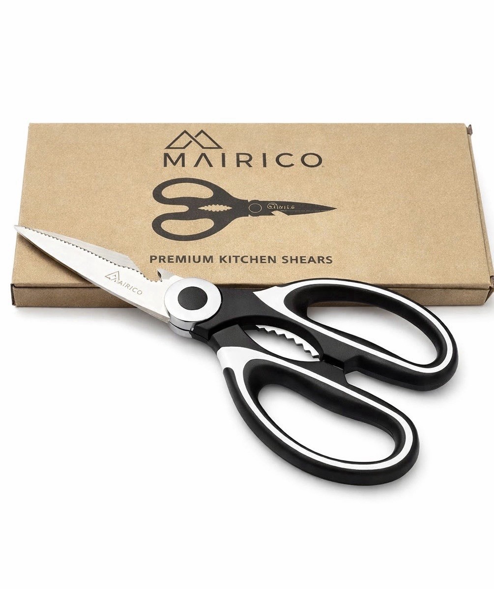 MAIRICO Ultra Sharp Premium Heavy Duty Kitchen Shears – Multi-Purpose Scissors