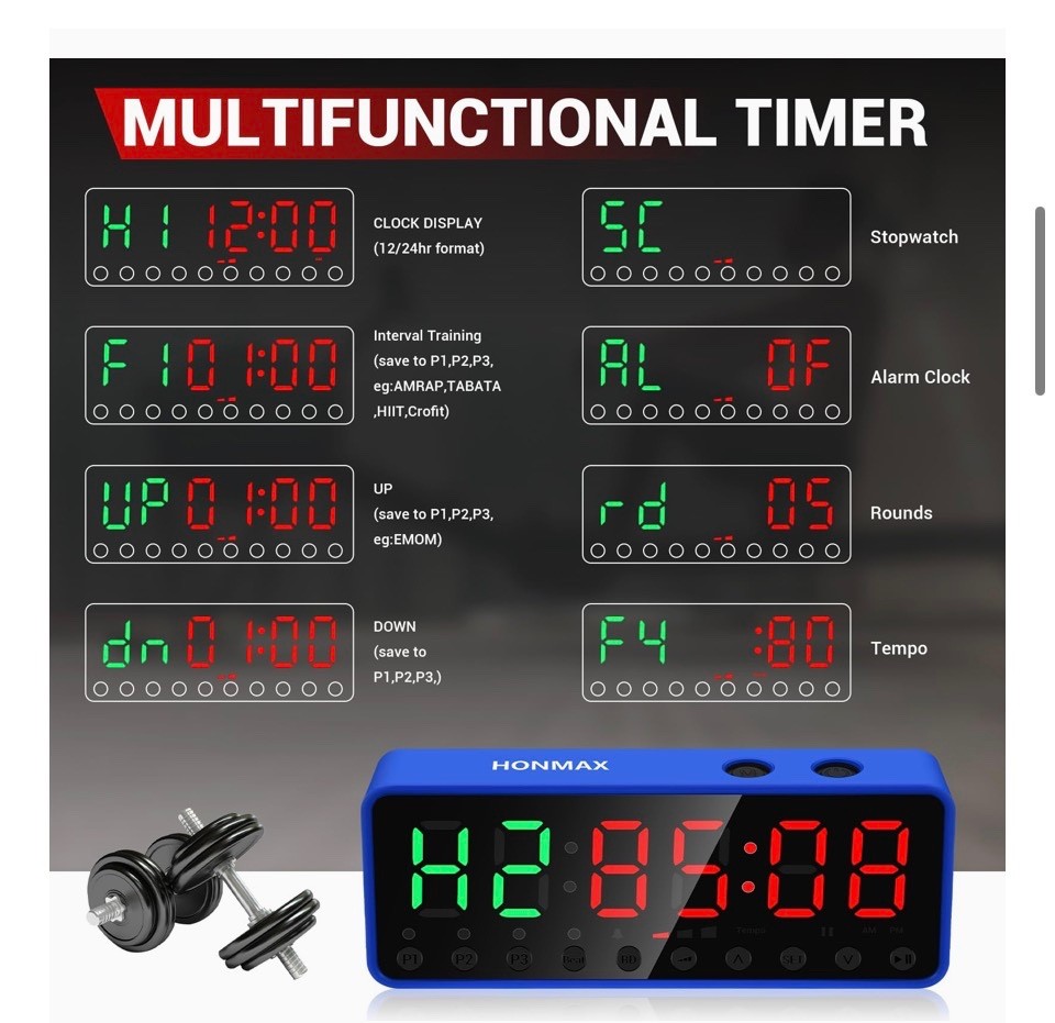 Honmax 8800 Interval Fitness Timer