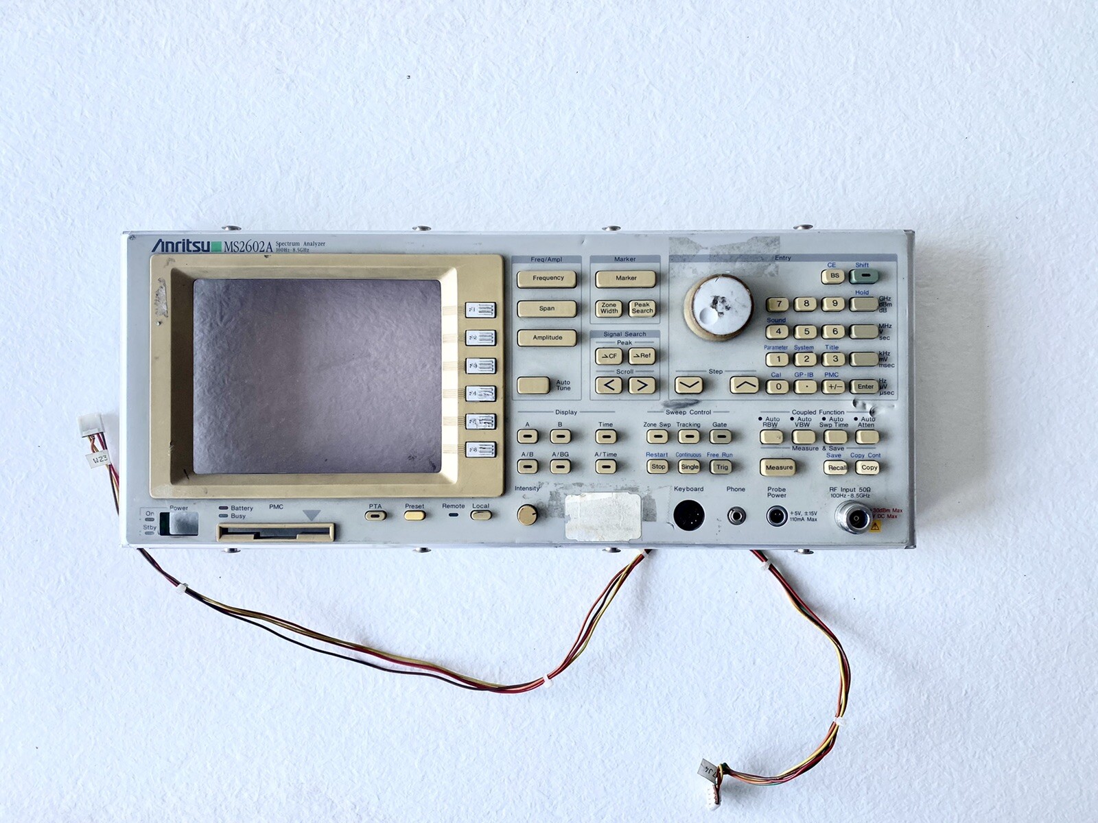 Anritsu MS2602A Spectrum Analyzer front panel