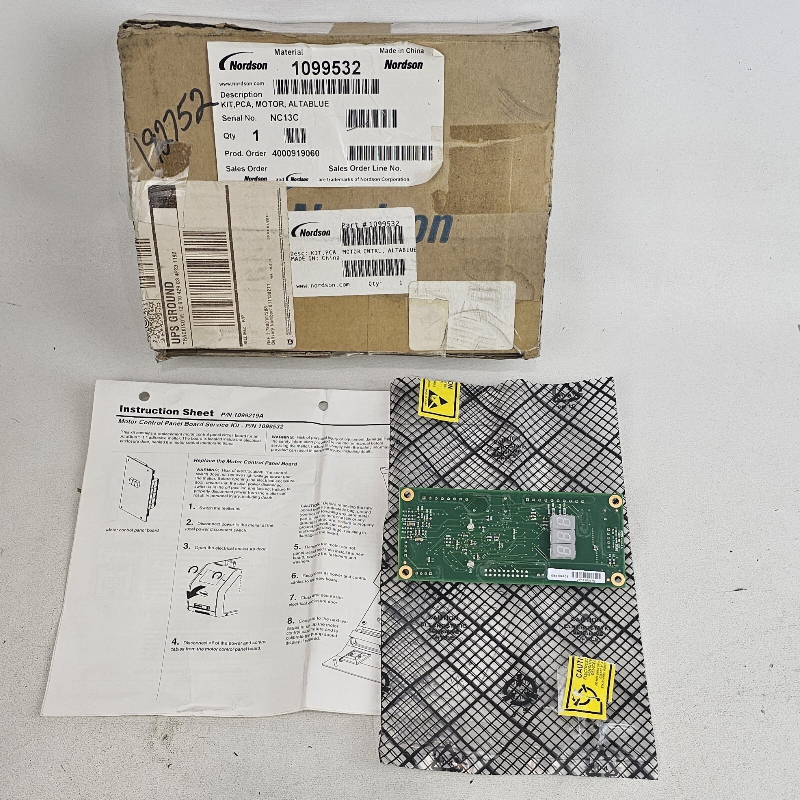 NEW, Nordson 1099532 Kit, PCA, Motor Control, AltaBlue