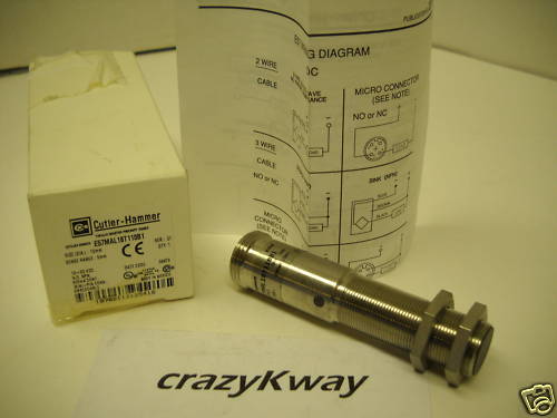 CUTLER HAMMER E57MAL18T110B1 PROXIMITY SENSOR 5MM RANGE NEW IN BOX