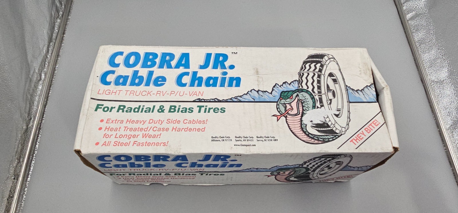 Quality Chain 1665 Tire Snow Chains PAIR 215/85-16, 235/60-17, 225/65-17 Tires