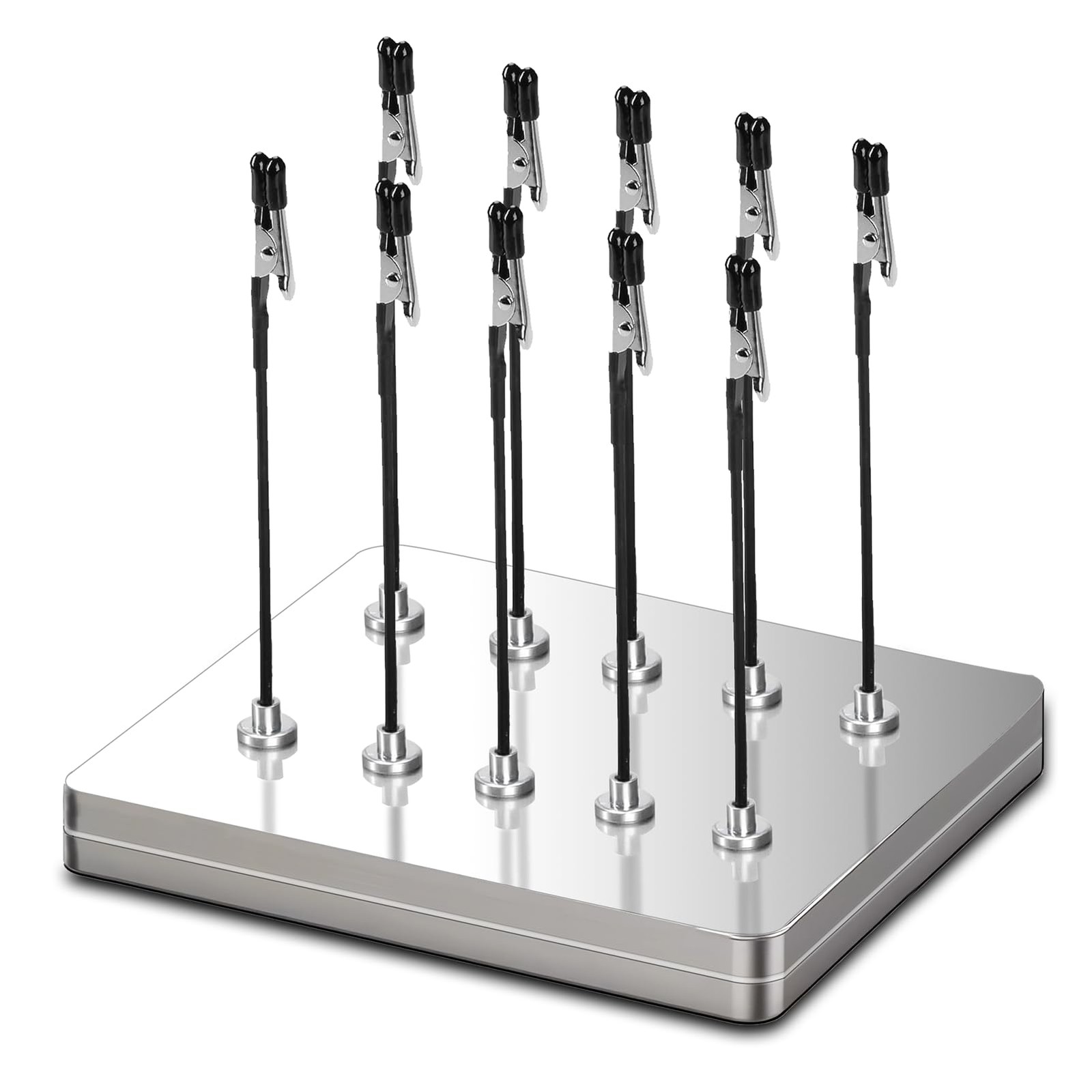 Magnetic Helping Hands for Soldering - All-in-One Station with 10 Flexible Clips