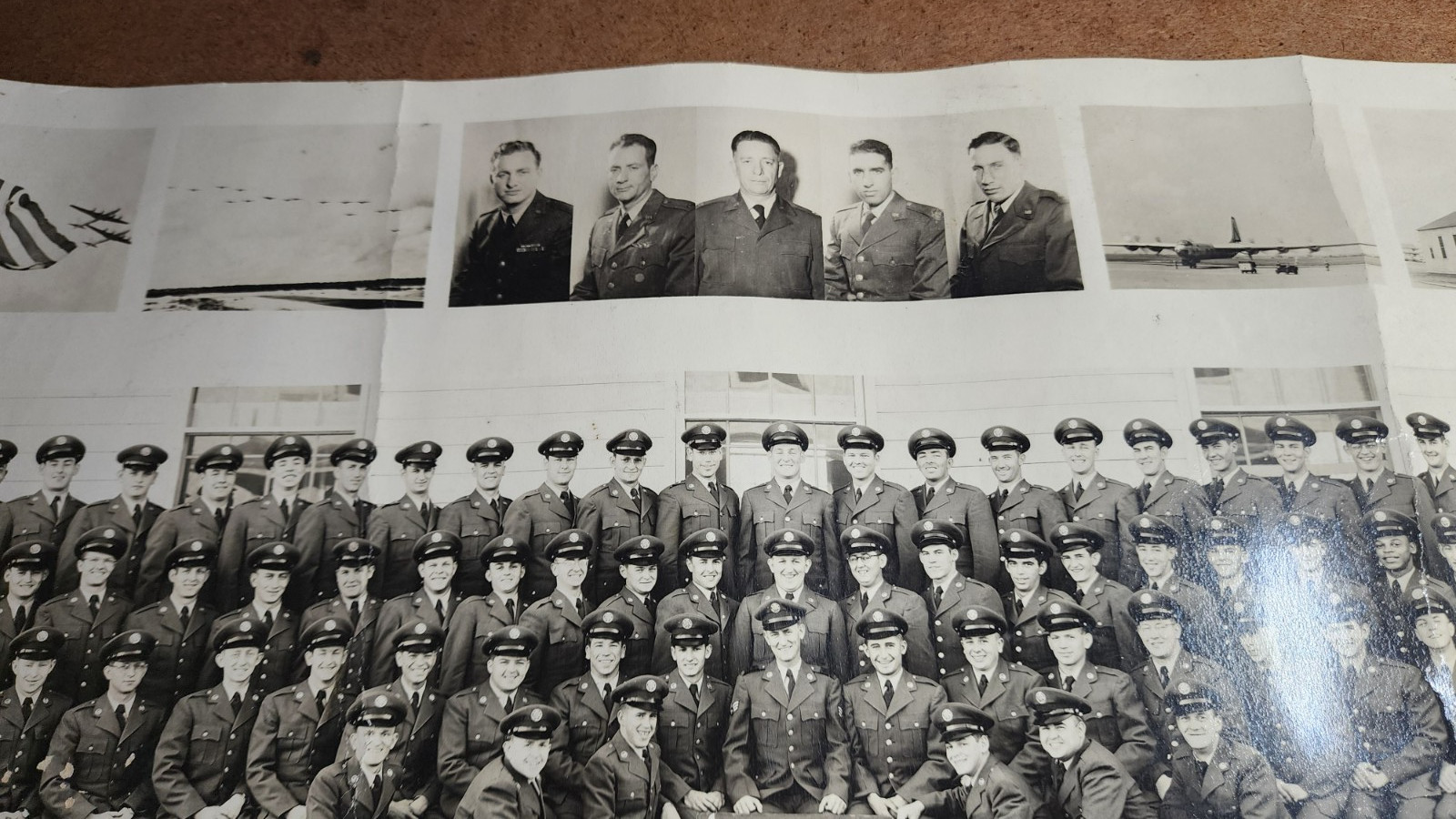 Vtg 1952 USAF Photo - Flight 2562, Sqdn 3744 Honor Flight 1952 Sheppard AFB - TX