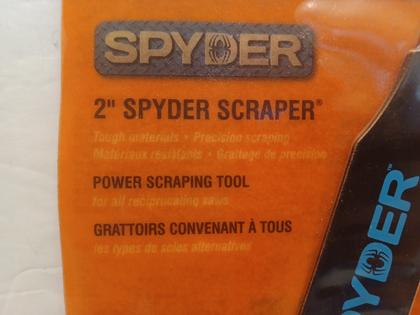 Spyder 4" Scraper For Reciprocating Saws LOT OF 2 FACTORY SEALED FREE SHIP