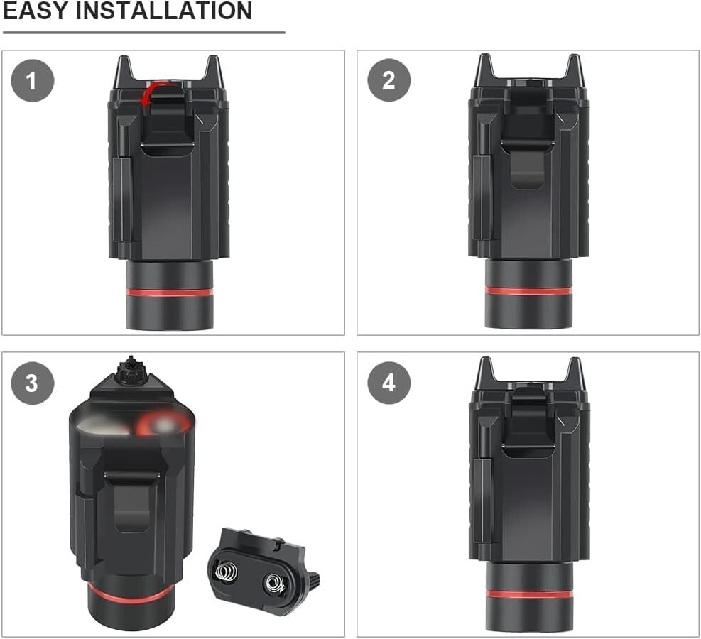 Feyachi LF-38 Flashlight/laser combo