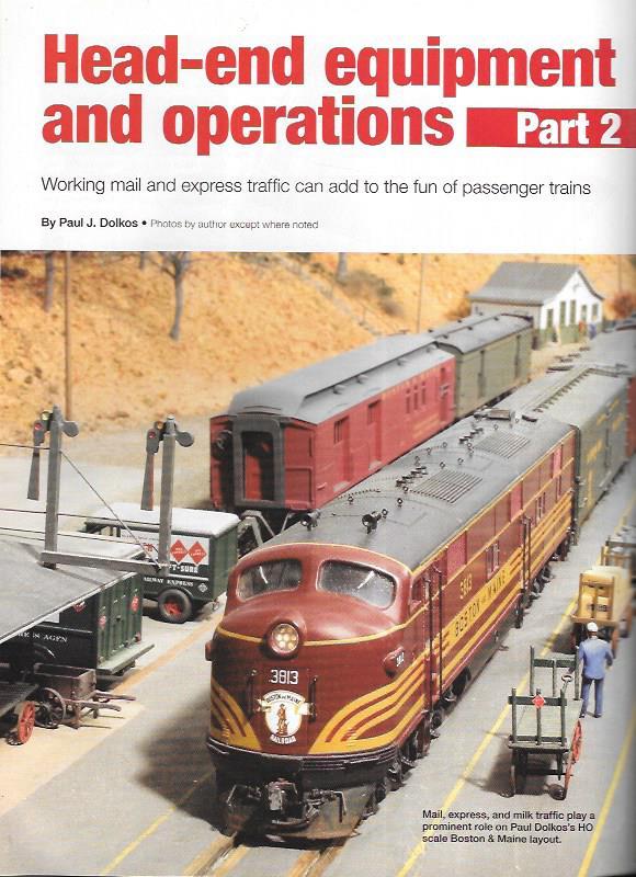 Model Railroader Sept.2007 HO N Scale Allegheny Mail Operations SD20 Diesel Fall