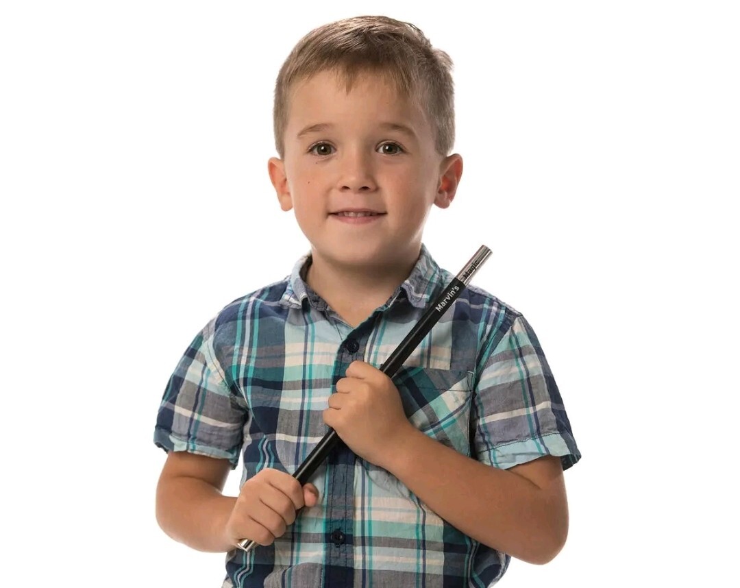 Marvin's Magic Magic Wand Black & Silver (Limited Edition) Includes Magic Tricks