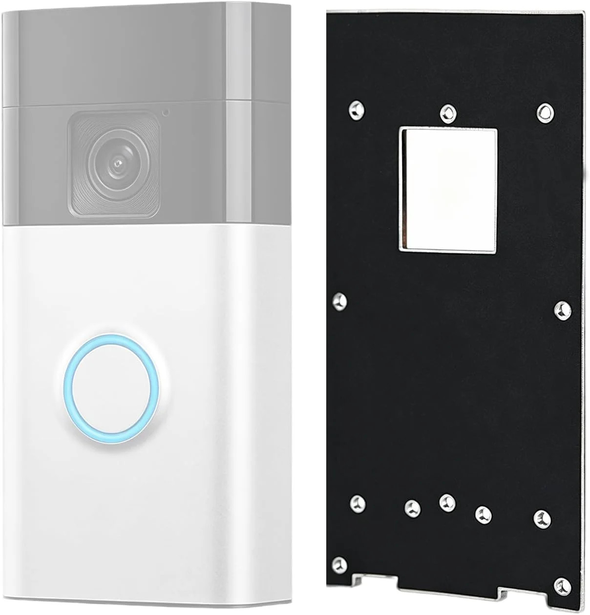Adhesive Mount Doorbell Bracket No Drill Compatible Ring Video Doorbell Holder