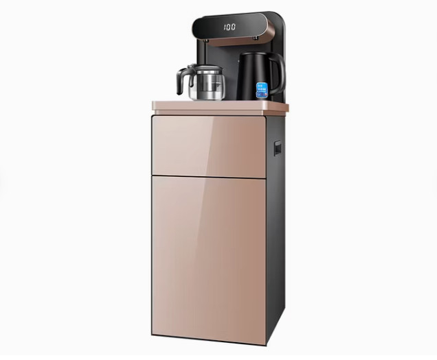 Gold Bottom Loading Hot and Room Temperature Water Dispenser Tea Bar Machine