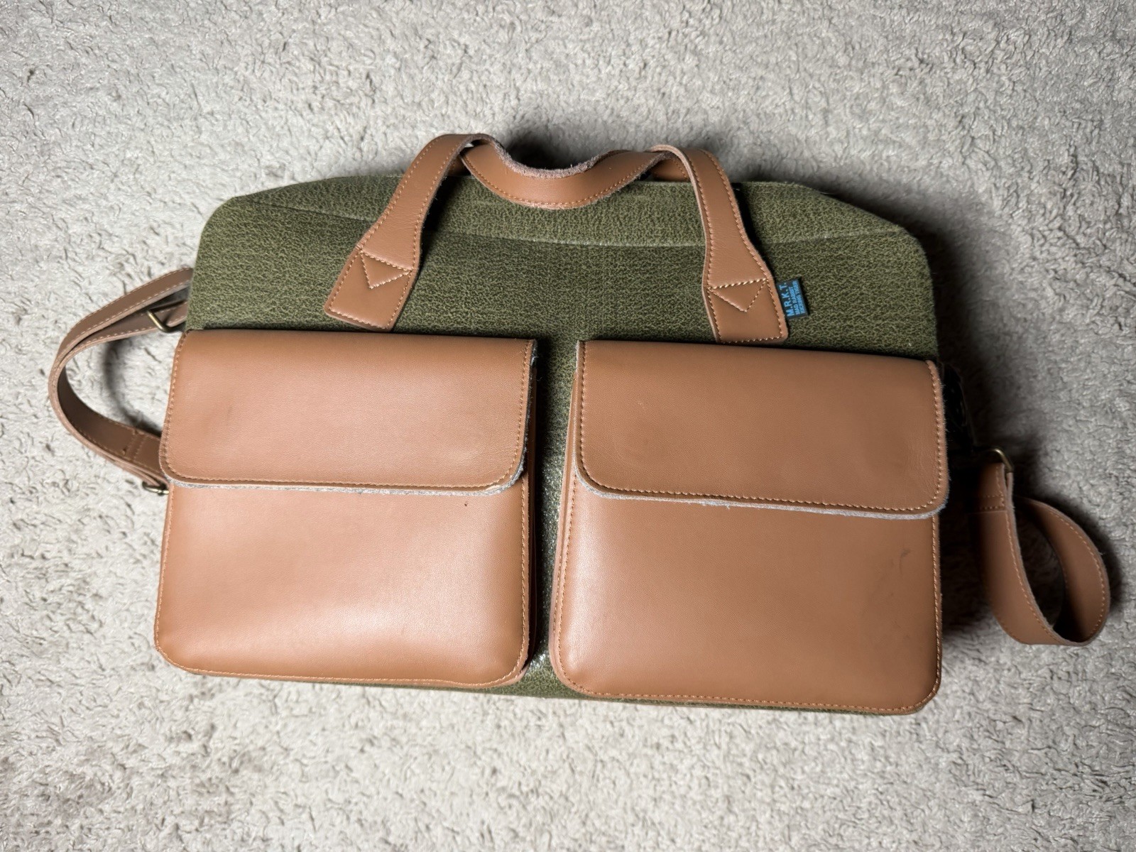 M.R.K.T. Briefcase / Messenger / Shoulder Bag (MAD RABBIT KICKING TIGER)