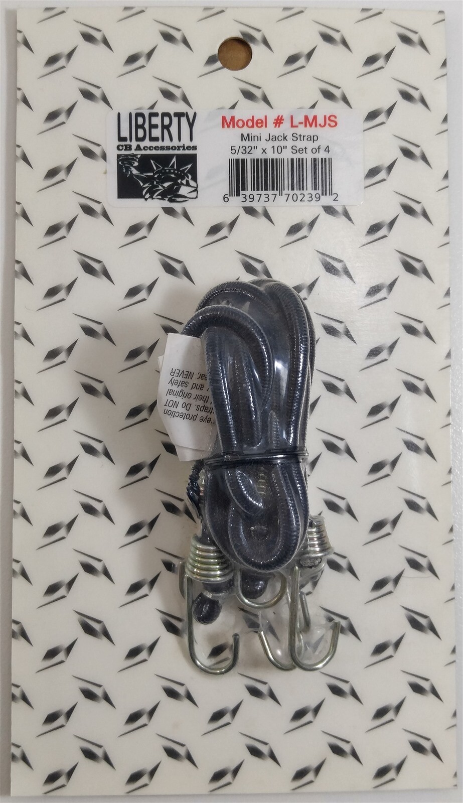 Liberty CB Accessories L-MJS 5x32" x 10" Mini Jack Straps Pack of 4