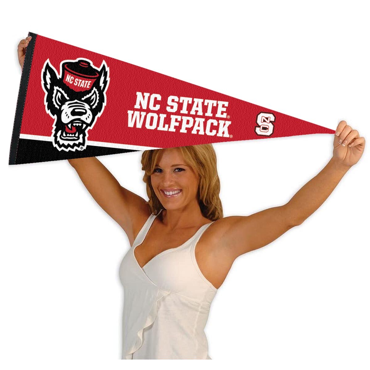 North Carolina NC State Wolfpack 12x30 Felt Pennant
