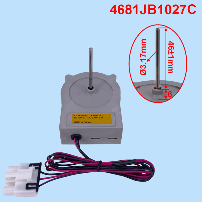 ODM-001F-03 4681JB1027C DC13V For LG Refrigerator Evaporator Fan Motor