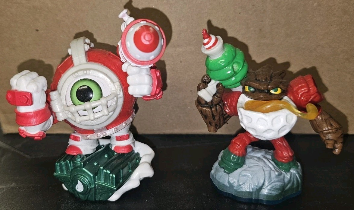 Skylanders Superchargers Missile Tow Dive Clops & Swap Force Jolly Bumble Blast
