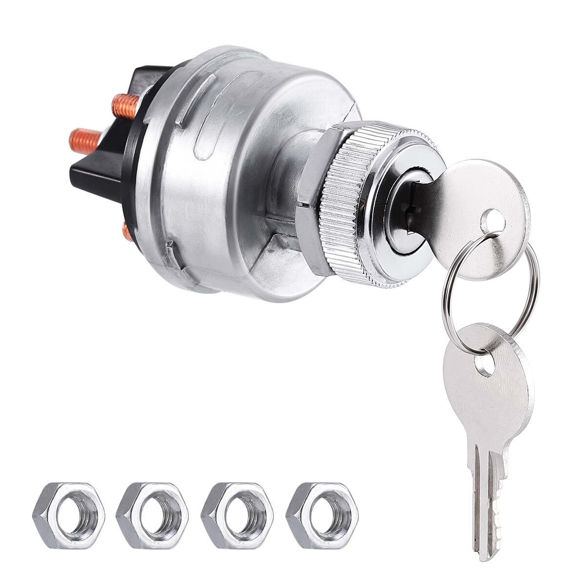 Universal Ignition Key Starter Switch With 2 Keys For Car Truck Tractor Trailer
