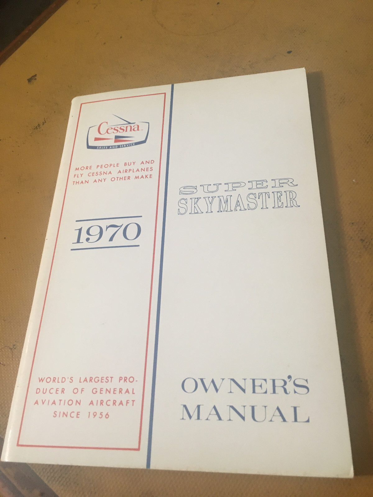 1970 Cessna 337E Super SkyMaster Owner's Manual, F337