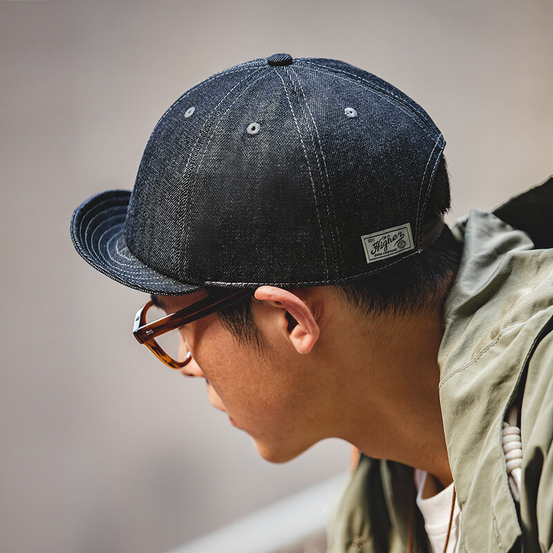 Men's Retro Short Brim Flip Hat Streeetwear Casual Newsboy Hat Adjustabe