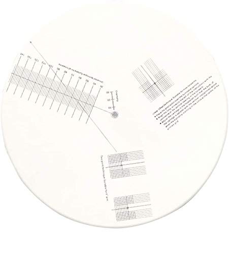 Turntable Cartridge Alignment Protractor Mat, Anti-sliding LP Vinyl Record Picku