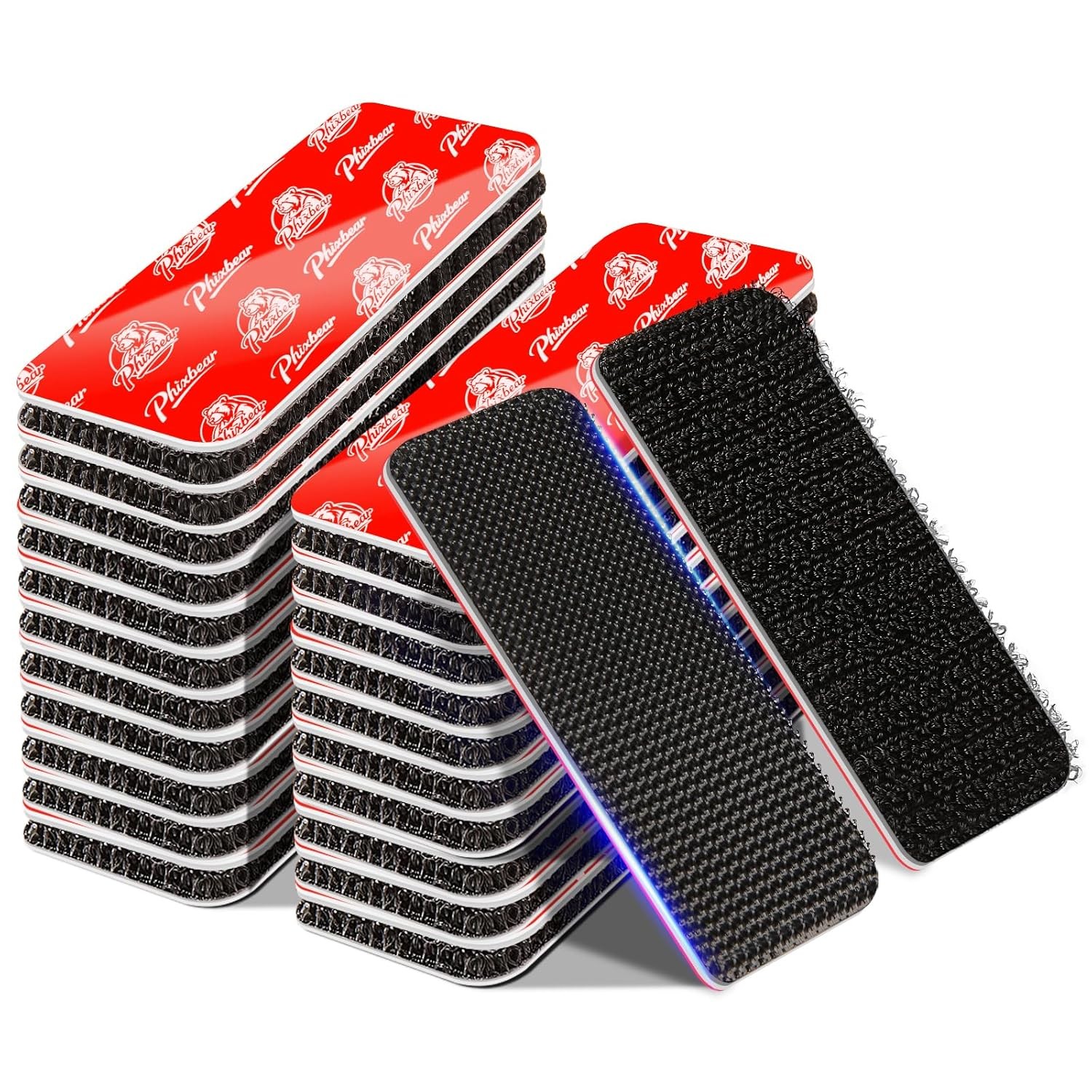 Heavy Duty Super Adhesive Hook and Loop Strips 20 Sets Heat Resistant Heavy