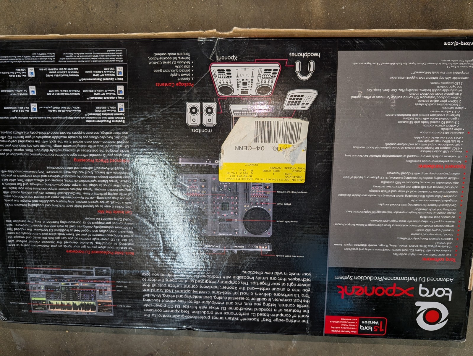 M-AUDIO TORQ XPONENT Advanced DJ Performance/Production System!