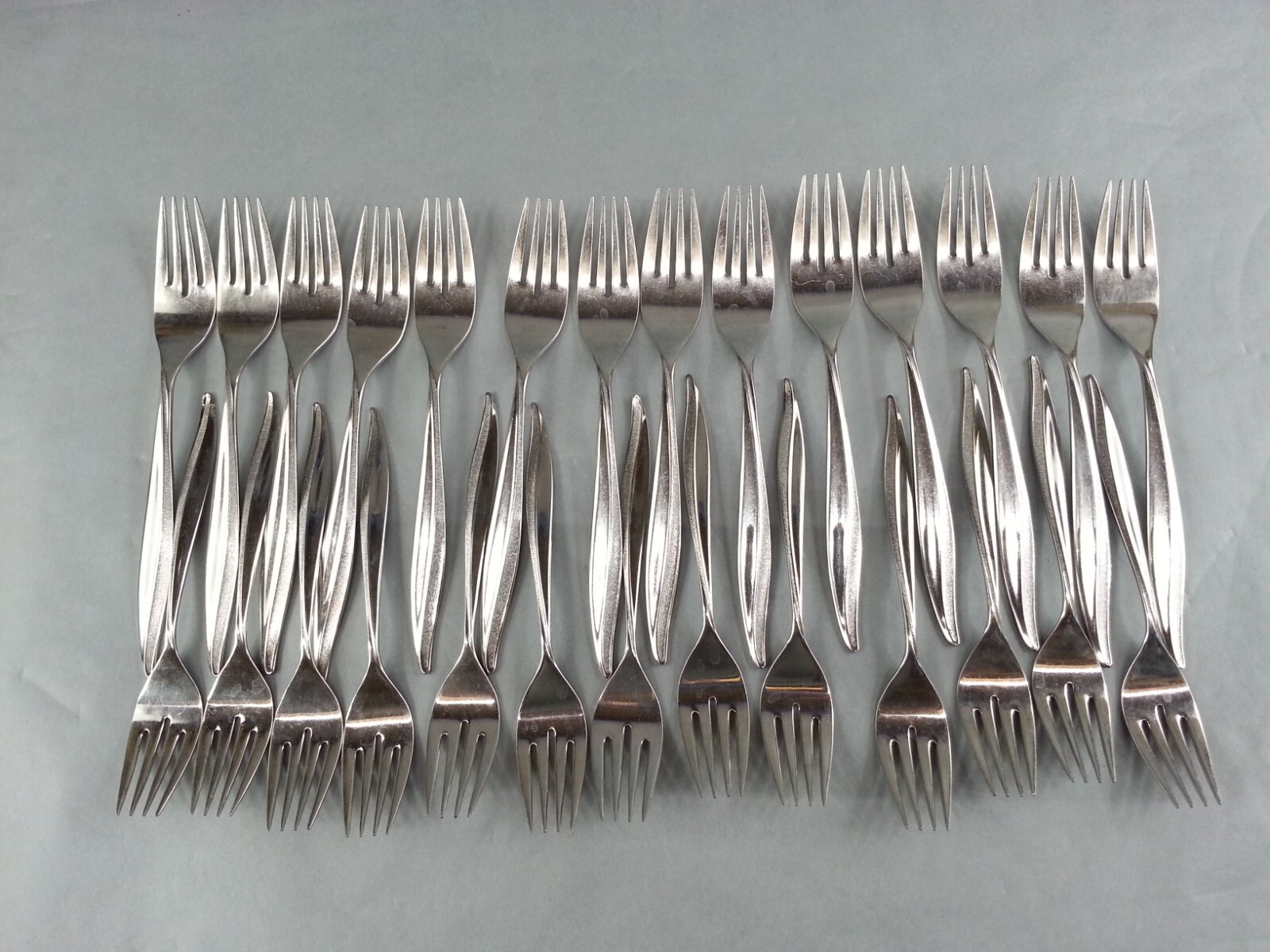 Vtg 86 Piece Stegorcraft Flatware Set Textura Pattern