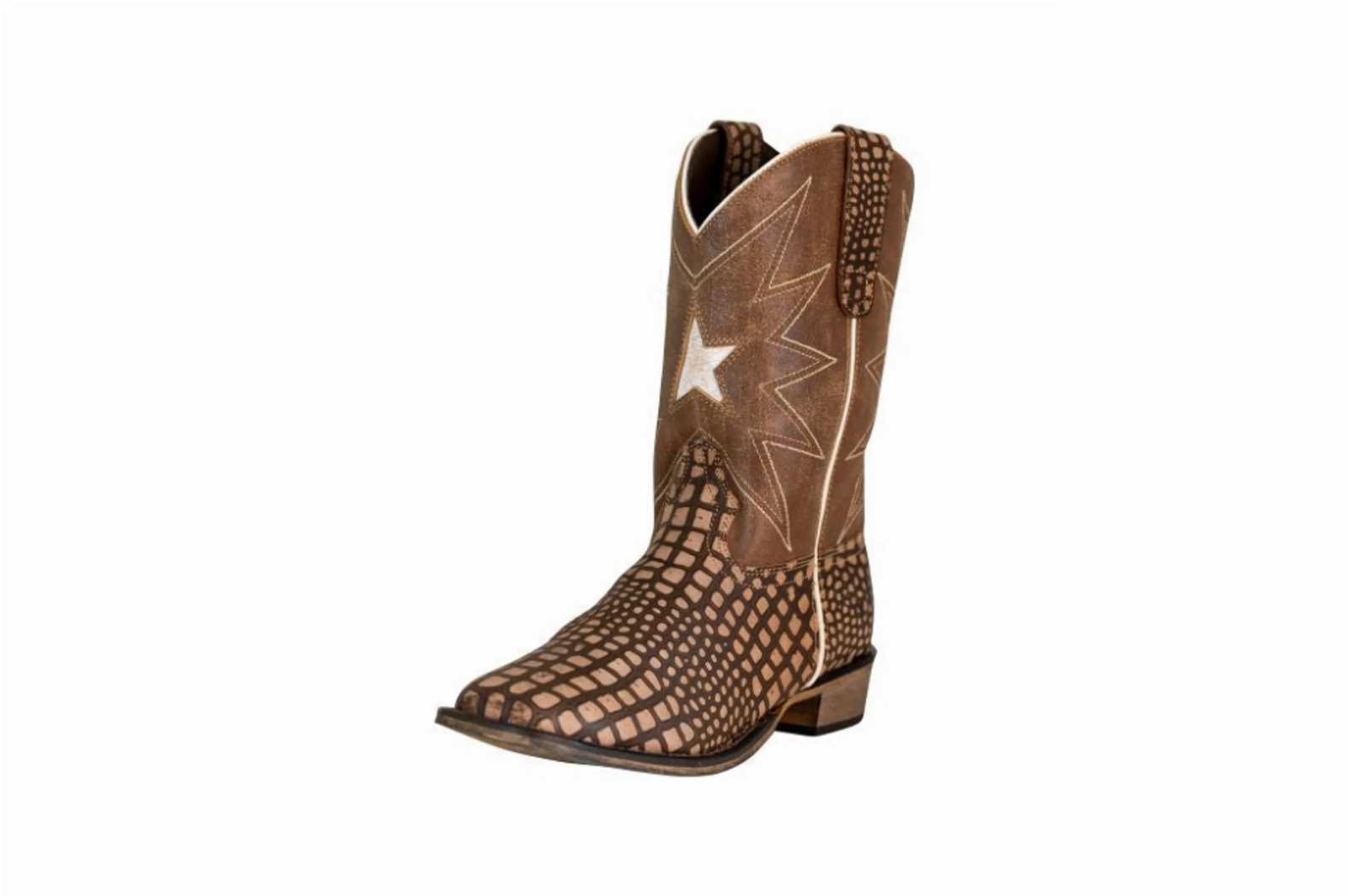 TuffRider Toddler Bryce Square Toe Western Cowboy Boots 6T