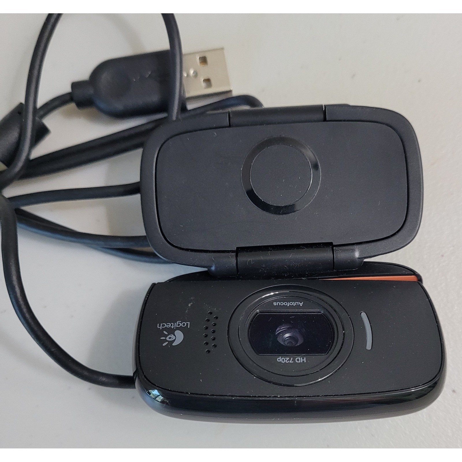 Logitech HD Webcam C525 Black Excellent 720p Autofocus Foldable USB Camera