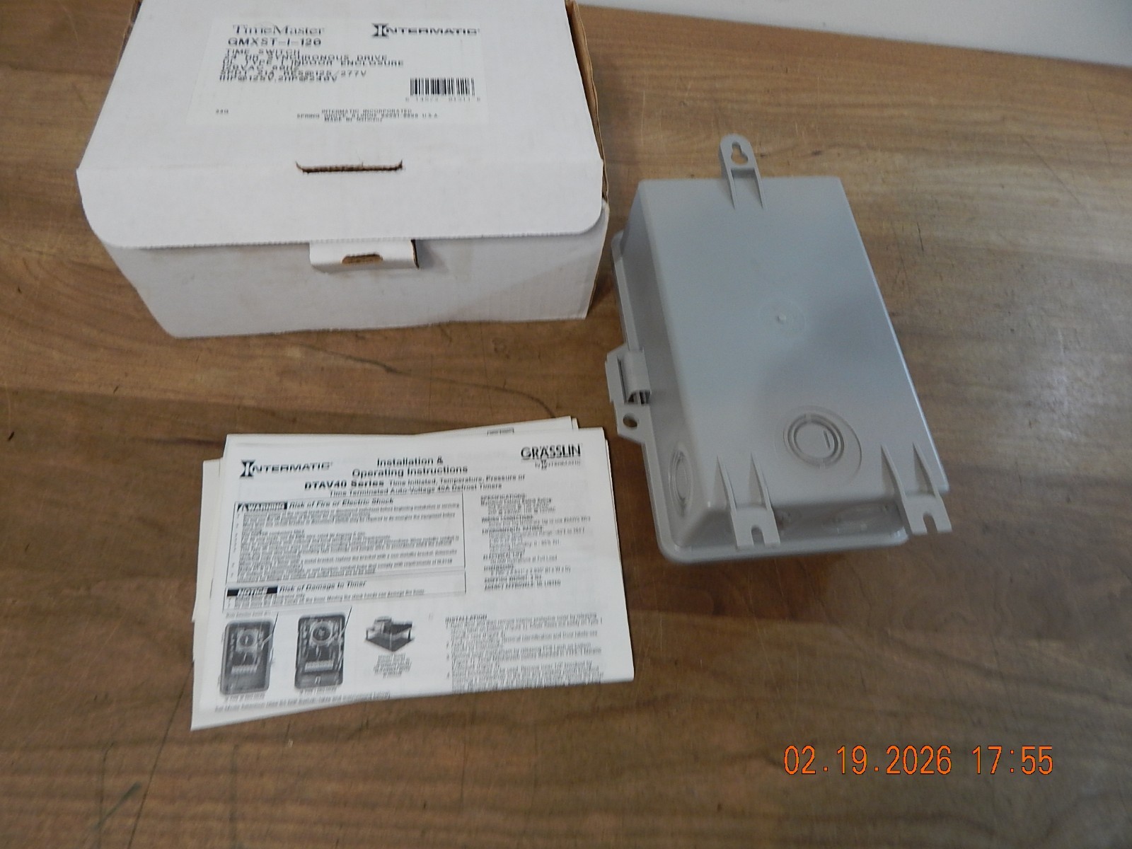 NEW OEM Intermatic GMXST-I-120 Time Control