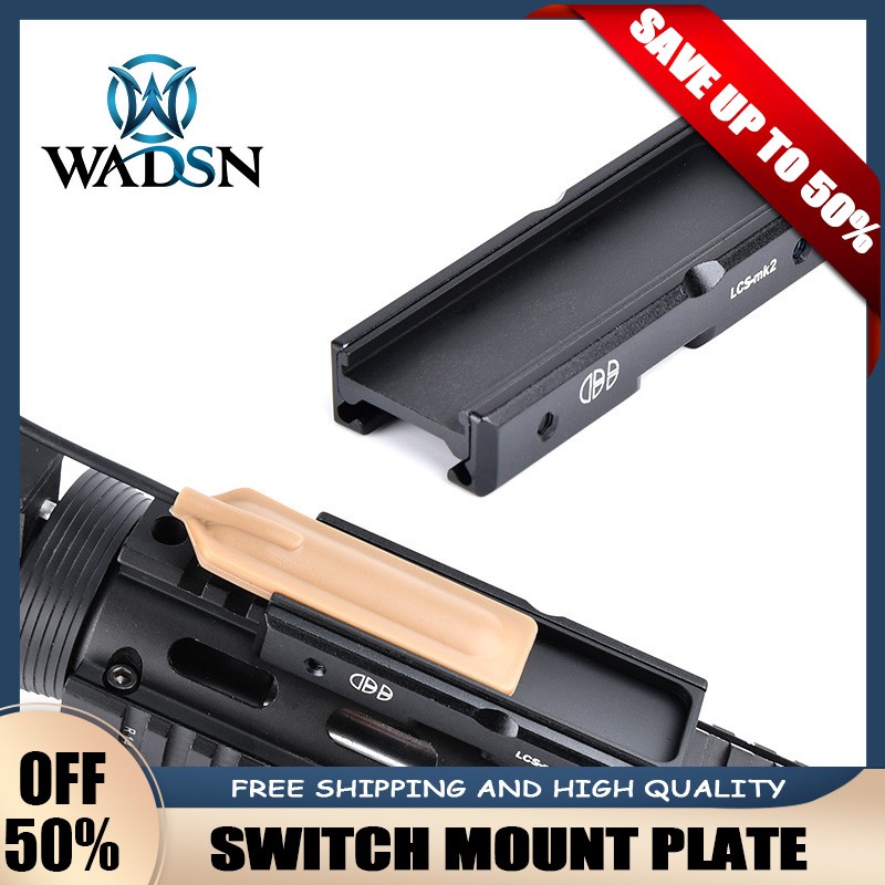 Cloud Defensiv~ LCS Fits Streamlight ProTac Switch Mount Plate Picatinny Metal