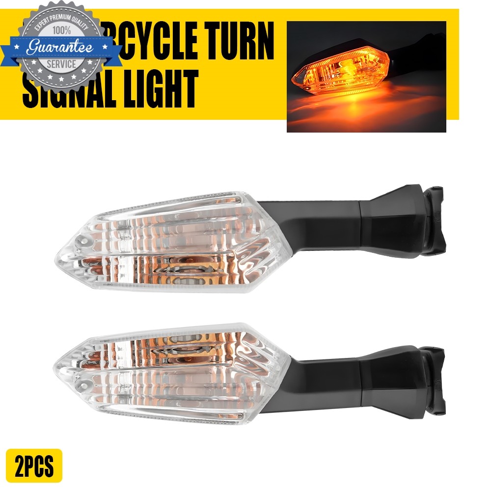 2X Rear Turn Signal Lights Indicator Lamp Amber For KAWASAKI NINJA 650 2012-2016