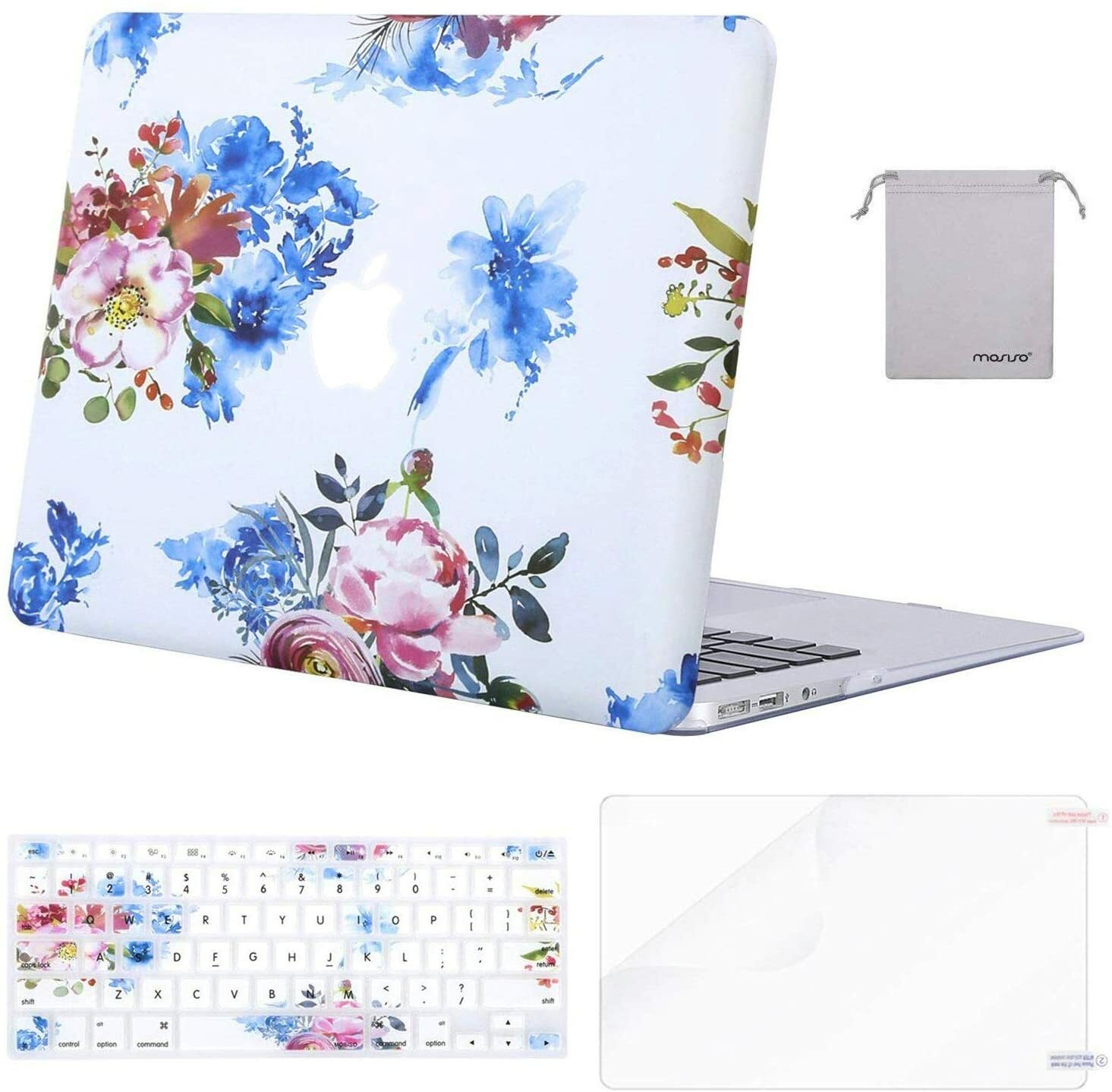 Plastic Pattern Hard Case for MacBook Air 13 inch A1369 A1466 2010-2017 Release