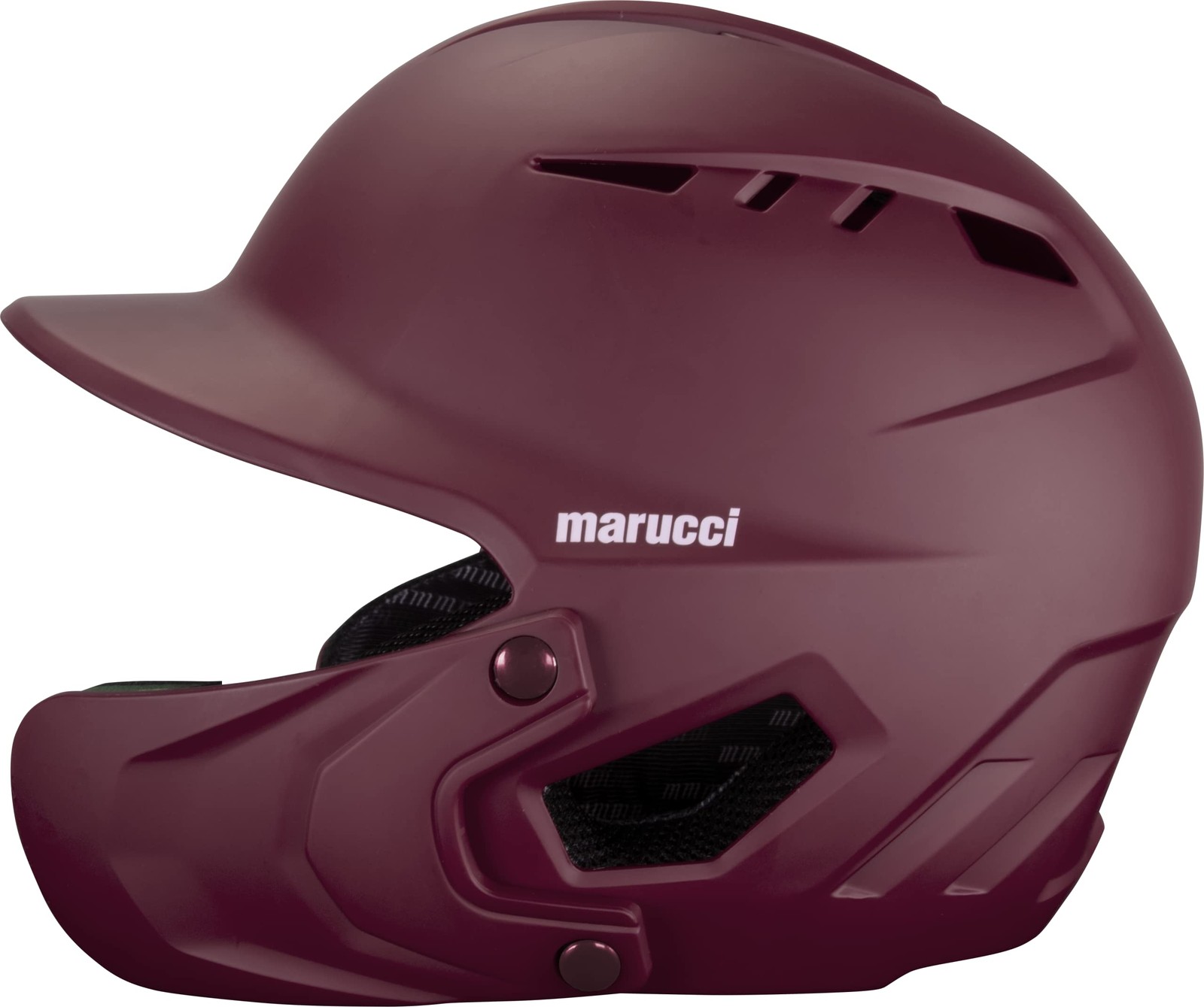 DURAVENT Batting Helmet with JAW Guard, Maroon, Senior, NOCSAE/SEI Certified
