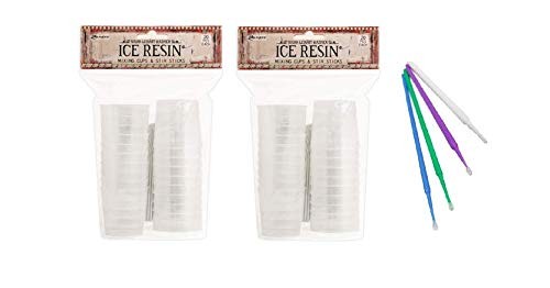 Ranger Ice Resin Bundle - Includes Mixing Cups, Stir Sticks, and PTP Flash Deals