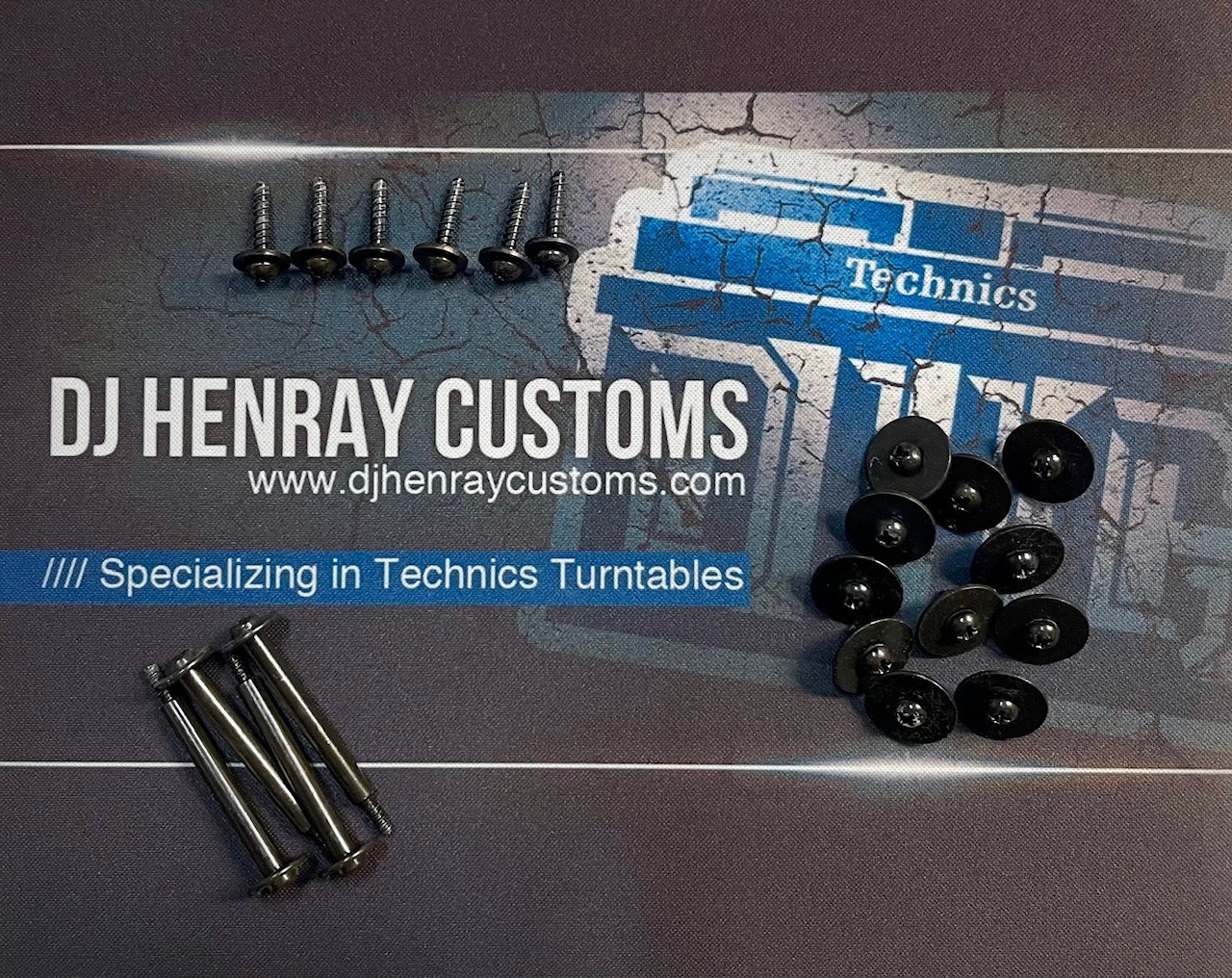 21 original Technics 1200mk series bottom rubber base screw set models after '81