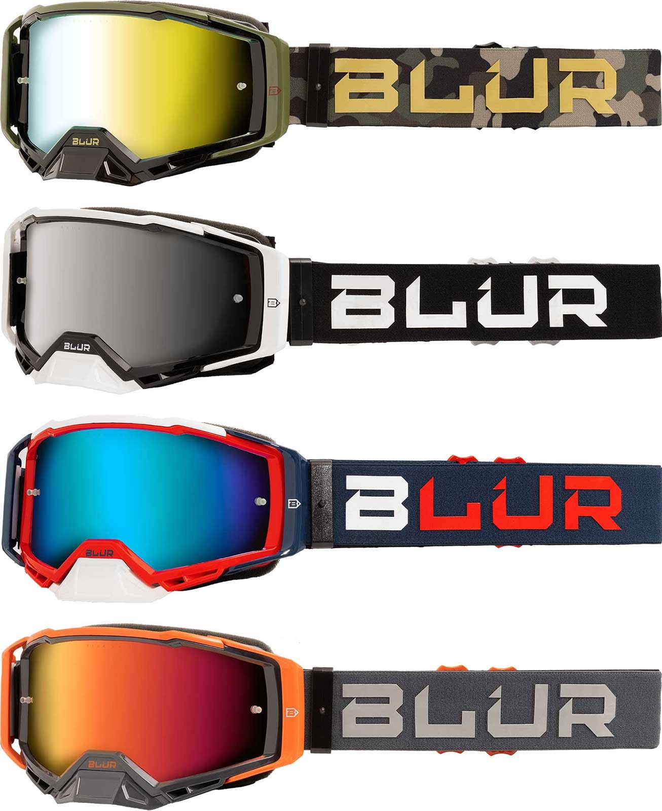Blur Optics B-40 Goggle - Motocross Dirt Bike Offroad ATV
