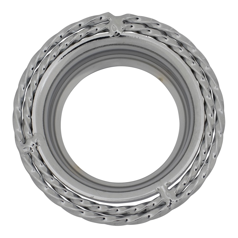 OG LOWRIDER CLASSIC 51MM DOUBLE SQUARE TWISTED BOTTOM BRACKET CUP CHROME