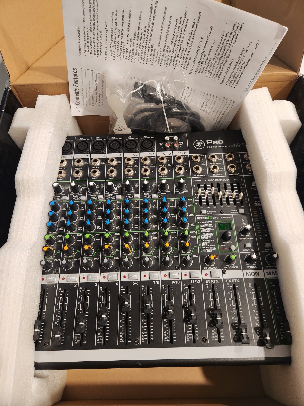 Mackie ProX12 V2 Effect Mixer.