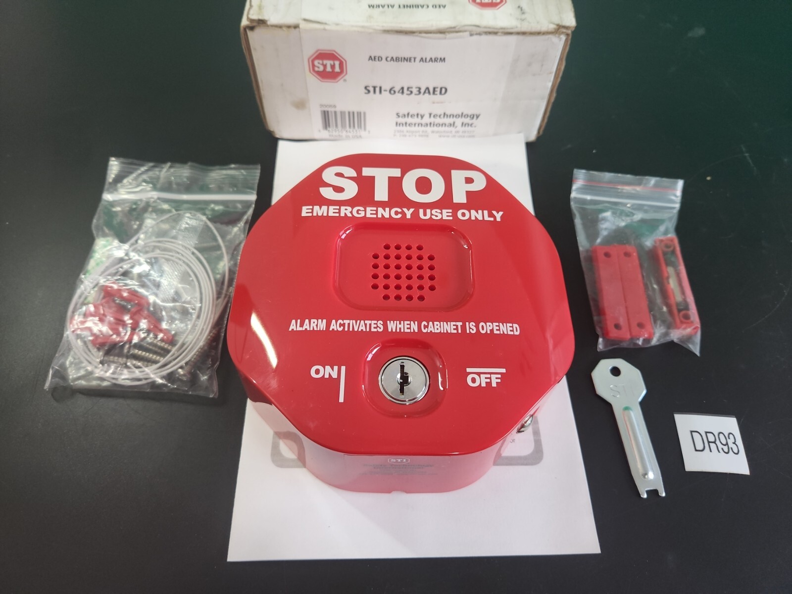 🆕️ Safety Tech International STI-6453AED AED Cabinet Alarm |WARRANTY+ 🇺🇸 SHIP